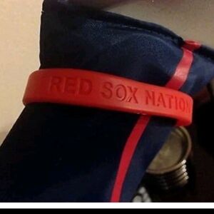 Boston Red Sox Nation Wristband Rubber Silicone Bracelet New